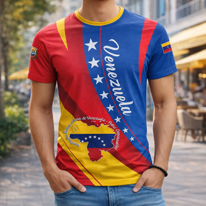 Camiseta del Día de la Independencia de <span class=keywords><strong>Venezuela</strong></span>, Camiseta Venezolana Troupial Cattleya Mossiae 2026, Camiseta de la Libertad de <span class=keywords><strong>Venezuela</strong></span> para Hombre - Product Image 1