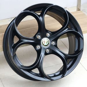 Rines de Aleación de 18 Pulgadas PCD5-110 CB65.1 para Alfa <span class=keywords><strong>Romeo</strong></span> Giulia <span class=keywords><strong>Julieta</strong></span> Opel Cefelli - 4 Piezas Diseño Cóncavo Acabado Negro - Product Image 5