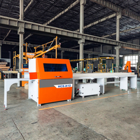 Scie à onglets rotative CNC HCS-A12 pour la découpe d'angle de bois, 380V 50Hz Triphasé 7.5kW, Garantie 1 an, Certifié CE ISO