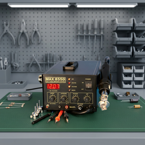 Station de retravaillage SMD 3 en 1 SUNTOOLS/STIPL 242G avec pistolet à air chaud et fer à souder pour la soudure de bijoux - Product Image 4