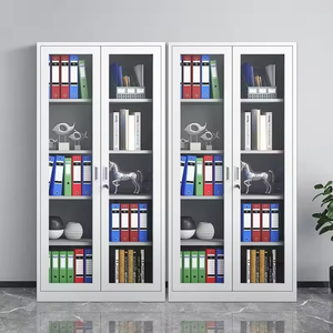 Armoire <span class=keywords><strong>de</strong></span> classement métallique moderne à 2 portes battantes pour écoles et hôpitaux, en acier, pour <span class=keywords><strong>bureau</strong></span> - Product Image 5