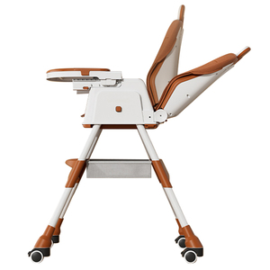 <span class=keywords><strong>Silla</strong></span> De Comer Para Bebé Plegable Ajustable y Convertible 3 en 1, Trona De Alimentación Para Infantes - Product Image 4