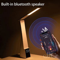 2025 Multifunctionele Lezing Bureaulamp Speaker Wekker Oplaadbare Led Tafellampen T1 Met Usb