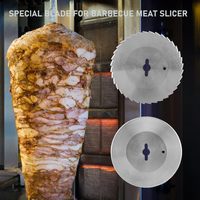 Lame de machine à kebab turque en acier inoxydable, lame de couteau à découper la viande de qualité alimentaire