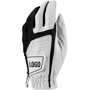 Guantes de Golf de Piel de Cabretta Suave con Logotipo Personalizado, Transpirables, Perforados, Antideslizantes, de Dedo Completo, para Deportes de Golf, OEM - Product Image 2