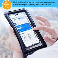 Nouveau Offre Spéciale sacs de natation étui de téléphone étanche sac flottant pochette Mobile PVC plastique gonflable pour iPhone 16 Pro Xs S10