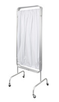 Paravent médical en aluminium de qualité supérieure, cloison mobile à 3 panneaux, rideau pliable antirouille avec roulettes pour clinique, hôpital