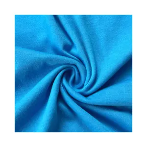 Tissu imprimé africain de haute qualité tissu en coton 170Gsm tissu en jersey de coton biologique noir