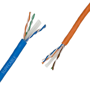 Câble Ethernet sans halogène UTP CAT6 8 conducteurs avec blindage en feuille d'aluminium/tresse pour câblage de centre de données haute densité - Product Image 1