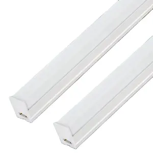 CE ROHS Bombilla LED de energía Lámpara fluorescente Reemplazo Lineal Plástico Cuadrado Conectable T5 Tubo de luz LED integrado