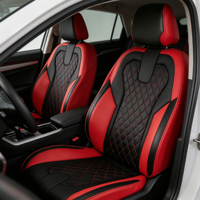 Housses de siège auto en cuir NAPA souple, fabrication OEM, haute qualité, ajustement personnalisé, protection complète des sièges.
