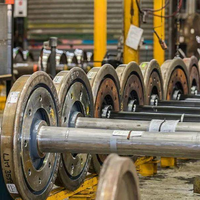 Roda Kereta Api dan As Roda serta Set Roda Gerbong Kereta Api 952mm yang Laris Manis dari Pabrik Roda Cina