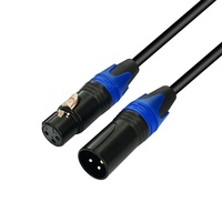 Cable XLR Macho a Hembra de Alta Relación Calidad-Precio, Anti-Interferencia, Profesional para Audio en Estudio y Escenario