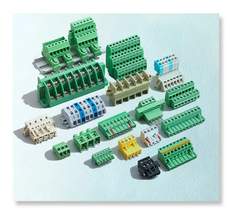 Chinese PCB terminal block with screw 3.08/5.00/5.08/5.80/7.50/7.62mm pluggable terminal block for PCB connector terminal