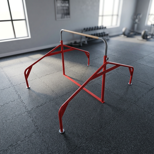 Barra de Gimnasia Little Gym, Equipo de Gimnasia, Estructura de Acero Roja, Unisex - Product Image 2
