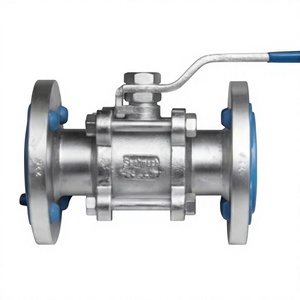Válvula de Bola con Brida Sealmech de 1 1/2 Pulgadas, CF8 SS304, Acero Inoxidable, Asiento de PTFE, Válvula de Control de Agua Industrial Manual - Product Image 1