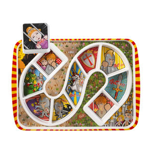 Plato <span class=keywords><strong>de</strong></span> Juego Cuadrado <span class=keywords><strong>de</strong></span> <span class=keywords><strong>Melamina</strong></span> con Dibujos Animados para Niños y Plato Interactivo - Product Image 1