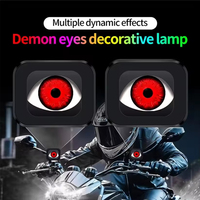 BRAD nouvelle moto LED Devil Eye Light 6 Modes commutables-lumières de décoration de voiture de contrôle manuel à distance automatique pour scooters et vélos