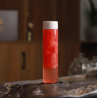 Bouteille d'eau en plastique PET Voss vide, personnalisée, portable, 38 mm, 350 ml, 500 ml, avec couvercle, pour le sport et la consommation quotidienne