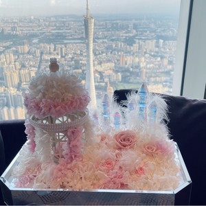 Rose éternelle <span class=keywords><strong>de</strong></span> conte <span class=keywords><strong>de</strong></span> fées pour célébrités d'Internet, Princesse des contes <span class=keywords><strong>de</strong></span> fées, Rose en cristal préservée, Boîte cadeau artisanale Saint-Valentin Noël - Product Image 6