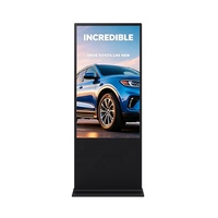 Pantalla Digital Publicitaria LCD de 43 Pulgadas con Soporte de Pie, Relación de Aspecto 9:16, Android 11, 1080p, SDK Texto, para Tiendas Minoristas y Centros Comerciales, Directo de Fábrica
