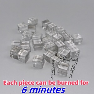 Bloques <span class=keywords><strong>de</strong></span> Encendido <span class=keywords><strong>de</strong></span> <span class=keywords><strong>Fuego</strong></span> en Forma <span class=keywords><strong>de</strong></span> Cubo <span class=keywords><strong>de</strong></span> Acrílico Ecológicos ZEYUAM para Equipo <span class=keywords><strong>de</strong></span> Supervivencia al Aire Libre Moderno y Camping - Product Image 3
