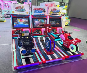 Đồng tiền hoạt động lái xe đua động cơ trò chơi máy Arcade mô phỏng đua động cơ cho trẻ em video Arcade giao diện điều khiển trò chơi đua xe máy - Product Image 1