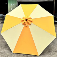 Parasols de bar en plein air pour glamping, restaurants, piscines, parasols en bois, parasols de plage personnalisés avec impression de logo