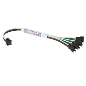 Split Connect 5V 12V 24V Ws2812b Ws2811 Rgb Rgbw Mini Digitale Splitter Controller Spi Ttl Versterker