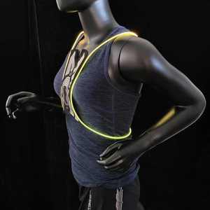 High Quality <b>LED</b> Vest and 200Lumens Headlamp/Torch Flashing Safety Clothing with Hoodie Reflective for Running & <b>Shoes</b> - Product Image 4