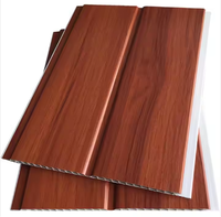 Panel de techo de tira de PVC decorativo entrelazado impermeable