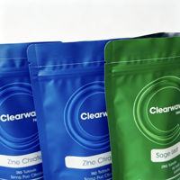 Sachet alimentaire personnalisé imprimé de qualité alimentaire, refermable avec fermeture éclair, pour compléments alimentaires, vitamines, comprimés de zinc, 365 unités