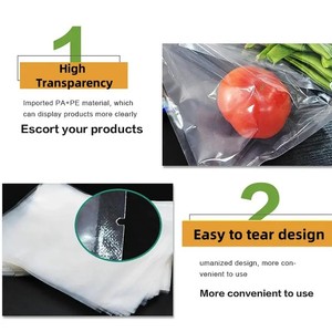 Sacs d'emballage PA/PE personnalisés, étanches à l'humidité, en gros, à bas prix, sacs sous vide transparents co-extrudés pour viande, noix, graines - Product Image 5