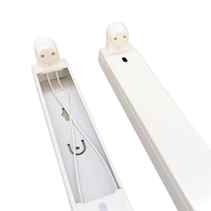 Vente en gros de luminaires à <span class=keywords><strong>tube</strong></span> LED T8 G13 à ressort simple ou double, 60 cm, 90 cm, 120 cm, 4 supports pour <span class=keywords><strong>tube</strong></span> <span class=keywords><strong>fluorescent</strong></span>, 9 W, 18 W, 24 W - Product Image 4