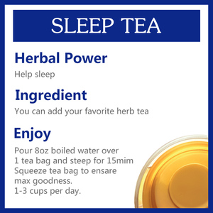Thé de nuit à base de plantes de marque privée camomille racine de <span class=keywords><strong>valériane</strong></span> thé relaxant thé de sommeil - Product Image 4