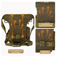 Sac banane imperméable en nylon LUPU LP1003 unisexe avec fermeture éclair, motif ceinture, forme boîte pour la chasse et la randonnée en extérieur