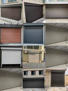 Porte à enroulement moderne en aluminium coupe-vent avec isolation thermique pour terrasse <span class=keywords><strong>de</strong></span> <span class=keywords><strong>café</strong></span> en vue sur la montagne, protection extérieure - Product Image 6