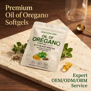น้ำมันออริกาโนป่าบริสุทธิ์แบบซอฟต์เจล ไม่มีสารเติมแต่ง สำหรับเสริมสร้างระบบภูมิคุ้มกันและสุขภาพด้วยสารต้านอนุมูลอิสระ โรงงาน ODM ขายส่ง - Product Image 4