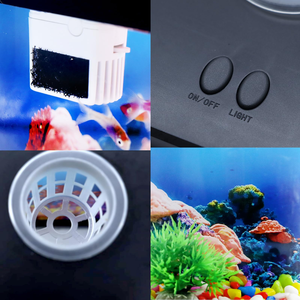 Aquarium en plastique coloré de qualité export, vente en gros, avec éclairage LED coloré et câble USB. - Product Image 3
