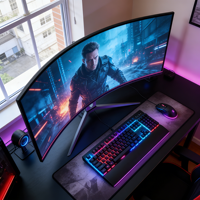 Monitor para Juegos Rebekah Manufacturer, Pantalla de 27/34 Pulgadas, 100-180Hz, Monitor Personalizado para Oficina/Estudio, 1K/2K/3K