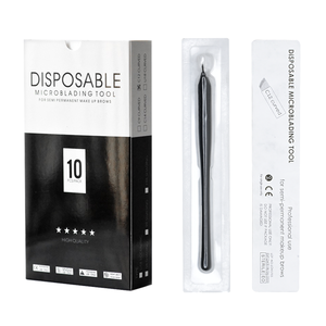 Lovbeauty-Bolígrafo desechable estilo C, herramientas <span class=keywords><strong>de</strong></span> Microblading, maquillaje permanente, tatuaje <span class=keywords><strong>de</strong></span> <span class=keywords><strong>cejas</strong></span>, trazos <span class=keywords><strong>de</strong></span> pelo 3D para Microblading - Product Image 6