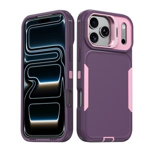 เคสโทรศัพท์แบบกันกระแทกพร้อมกรอบกล้อง 3 in 1 สำหรับ iPhone 17Air 16plus 15 14 13 12 pro max - Product Image 2