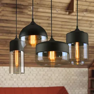 Pendant Light Nhà Hàng Treo Đèn Vintage Trang Trí Thủy Tinh Trong Nhà Trang Trí Chiếu Sáng Chiếu Sáng Và Mạch Thiết Kế 2 Năm