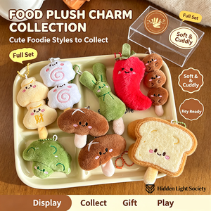Lindo Llavero de Peluche de Comida de Dibujos Animados, Patata y Queso, Juguete de Relleno, Colgante para Mochila de Niña, Regalo, Claw <span class=keywords><strong>Chance</strong></span> - Product Image 2