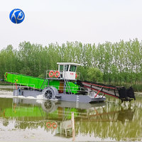 Bateau de désherbage industriel robuste pour la suppression de la végétation aquatique dans les grands lacs