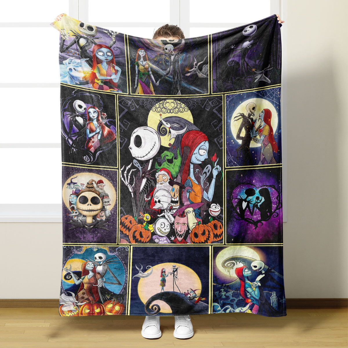 Custom Print Full Size Fleece Bed Blanket #S8077