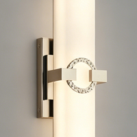 Lámpara de Pared de Estilo Nórdico, Diseño Moderno y Minimalista, LED de Lujo, Ultra Simple, para Sala de Estar, Fondo de TV, Cabecera de Cama