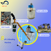 Équipement de chargement en vrac de ciment SDCAD, type Big Bag, silo à ciment, camion-benne, convoyeur à vis, système de chargement en vrac