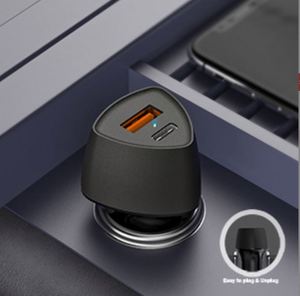 Source Factory Direct Supply New Car Charger 38W QC +PD Dual Circuit Fast Charger <b>Flash</b> Charger for Mobile Phone - Product Image 4