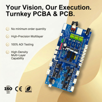 Fabricación de PCB y PCBA Multicapa de hasta 58 Capas, Inspección AOI 100% ISO, Sin Pedido Mínimo, Servicio Rápido